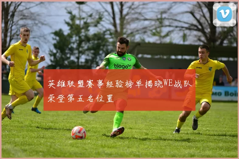 英雄联盟赛事经验榜单揭晓WE战队荣登第五名位置